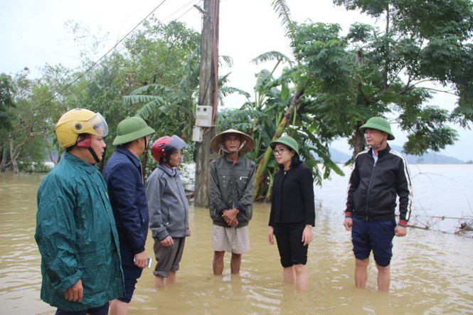 Nước sông Lam dâng cao gây ngập lụt trên diện rộng - ảnh 5