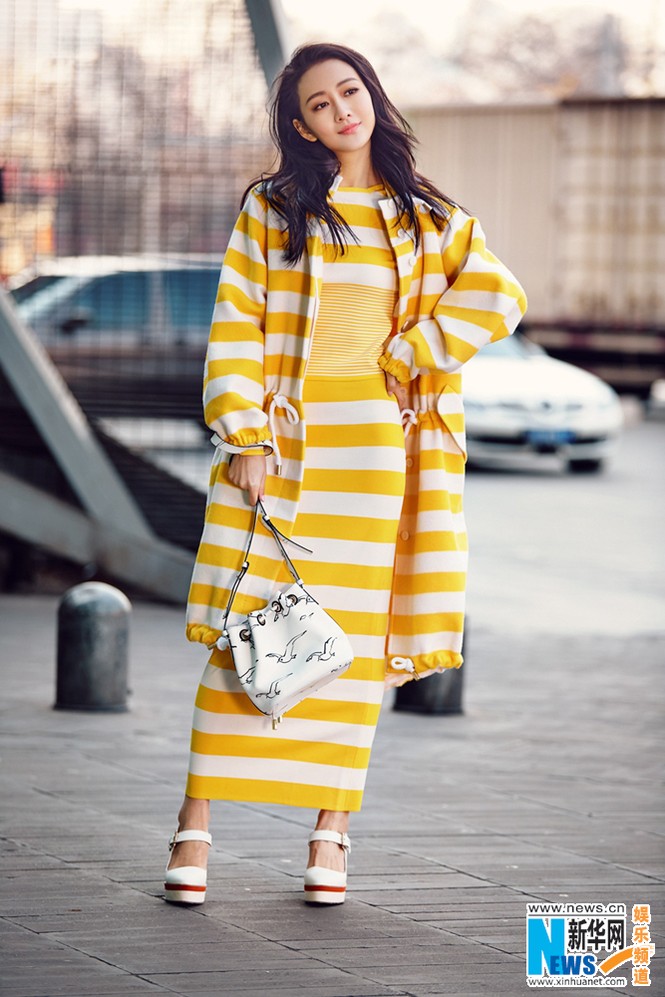 váy,quyến rũ,ăn mặc,áo khoác,thanh lịch,Los Angeles, Vương Âu, Dương Mịch, Lưu Khải Uy, Hoa đán - ảnh 22