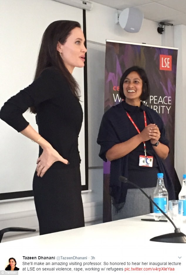 Angelina Jolie làm giáo sư thỉnh giảng tại trường Kinh tế London - ảnh 8