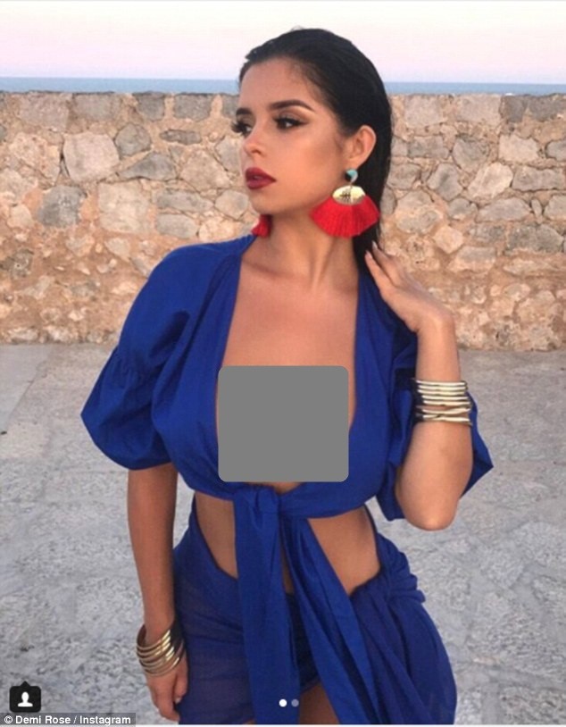 Demi Rose thân hình đồng hồ cát - ảnh 11