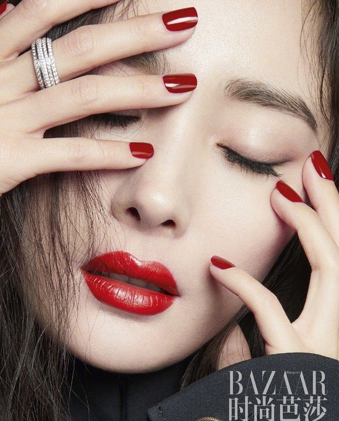 Dương Mịch son đỏ cực chất - ảnh 2