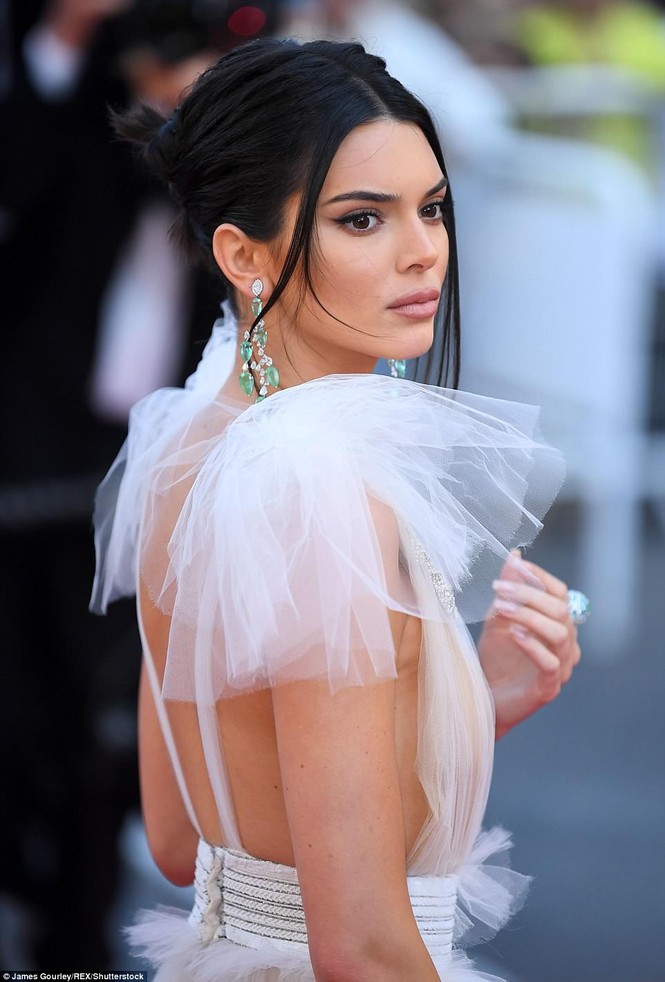 Em gái Kim Kardashian váy trong suốt - ảnh 6