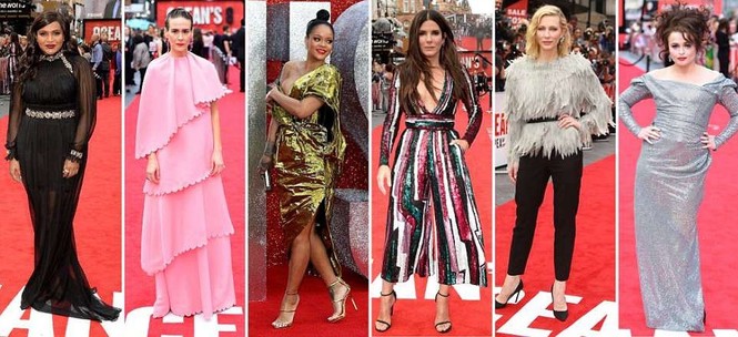 Rihanna bối rối vì váy lệch vai hở bạo ‘vòng 1’ - ảnh 10