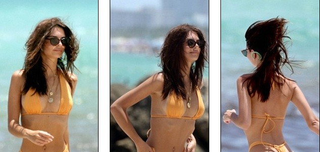 Emily Ratajkowski gợi tình giữa nắng gió biển Miami - ảnh 8