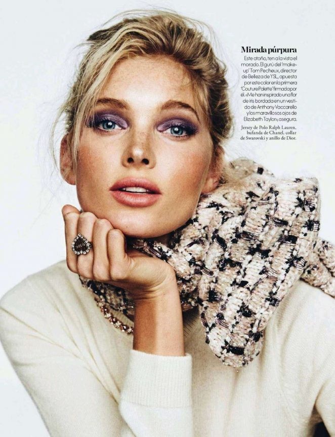‘Búp bê’ tóc vàng Elsa Hosk sắc vóc tuyệt mỹ với bikini trắng - ảnh 6
