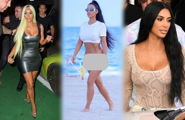 Kim Kardashian hóa quý cô cổ điển với ngực đầy và eo ‘con kiến’ - ảnh 5