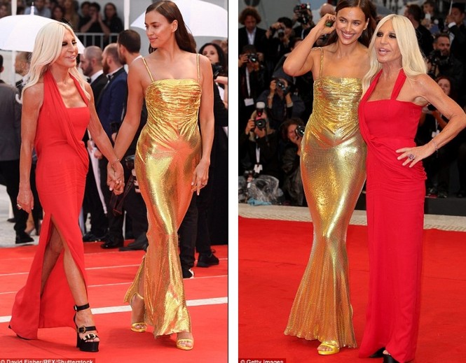 Irina Shayk phô diễn đường cong nữ thần, sánh đôi ‘bà hoàng' Versace - ảnh 9