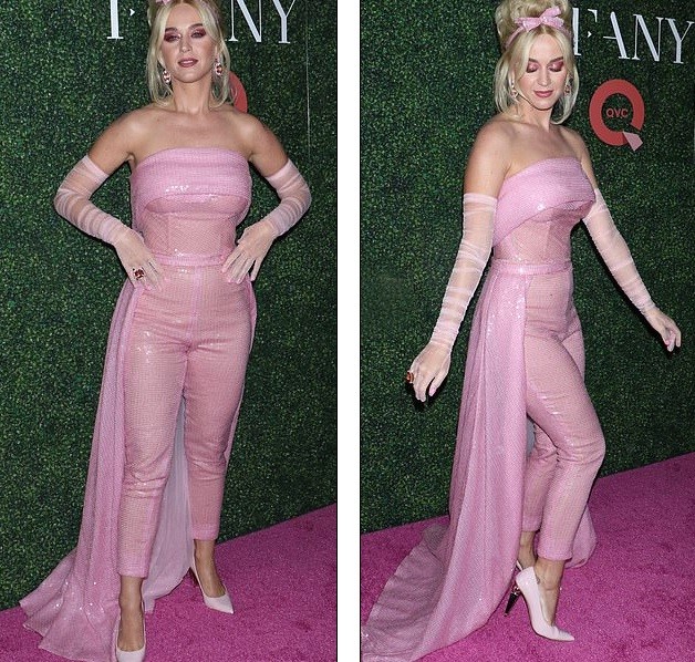 Katy Perry diện 'cây hồng' xinh như búp bê Barbie - ảnh 3