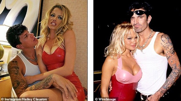 Siêu mẫu áo tắm hóa trang thành biểu tượng gợi cảm Pamela Anderson - ảnh 4