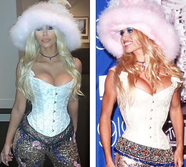Siêu mẫu áo tắm hóa trang thành biểu tượng gợi cảm Pamela Anderson - ảnh 5