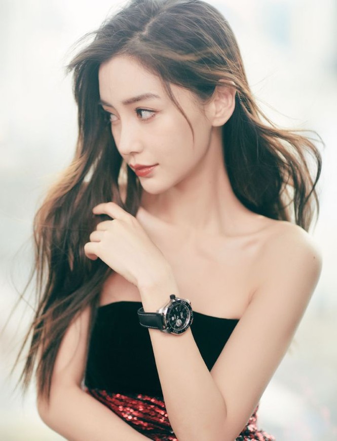 Angelababy vai trần gợi cảm, rạng ngời đón xuân - ảnh 3