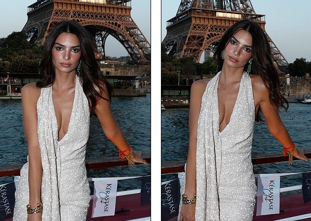 'Chân dài' 9x Emily Ratajkowski váy ngắn dáng thon hút hồn ở Paris - ảnh 6