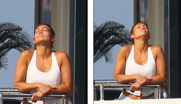 Jennifer Lopez khoe dáng bốc lửa tuổi 50 trên du thuyền - ảnh 11