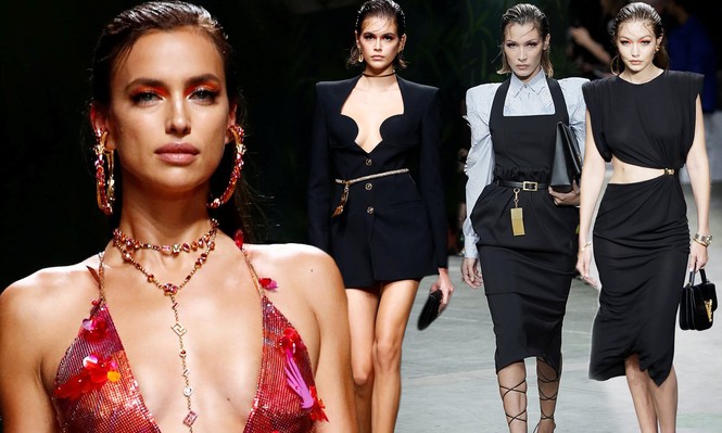 Irina Shayk khoe trọn vẻ nóng bỏng với váy ngắn xẻ sâu - ảnh 6