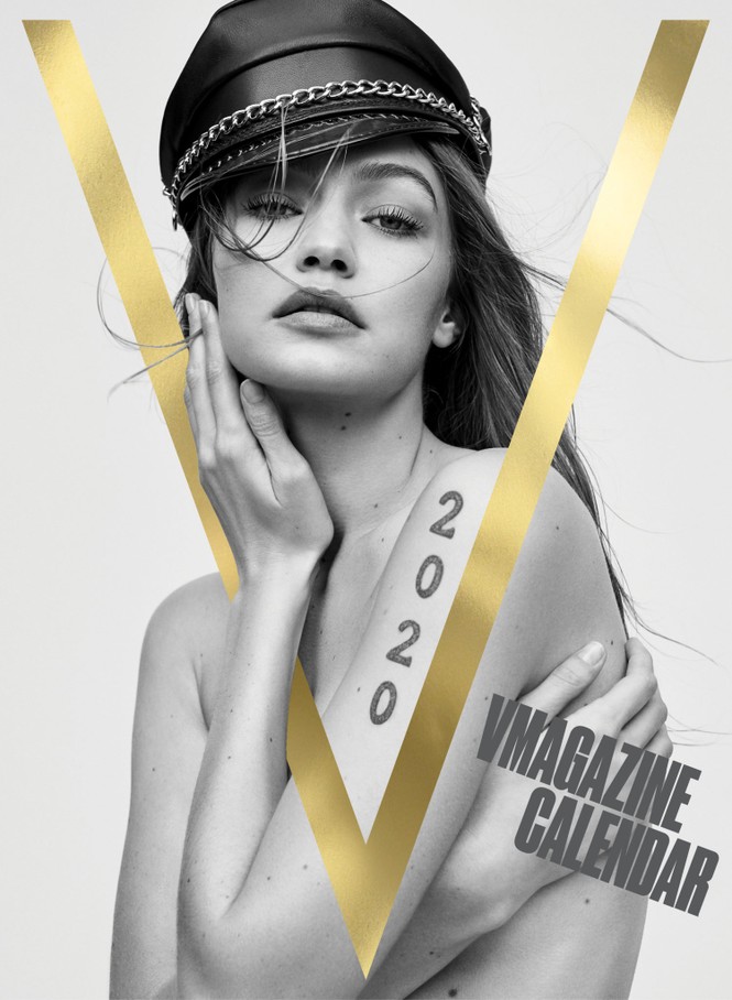 Gigi Hadid bán nude ngực trần táo bạo - ảnh 1