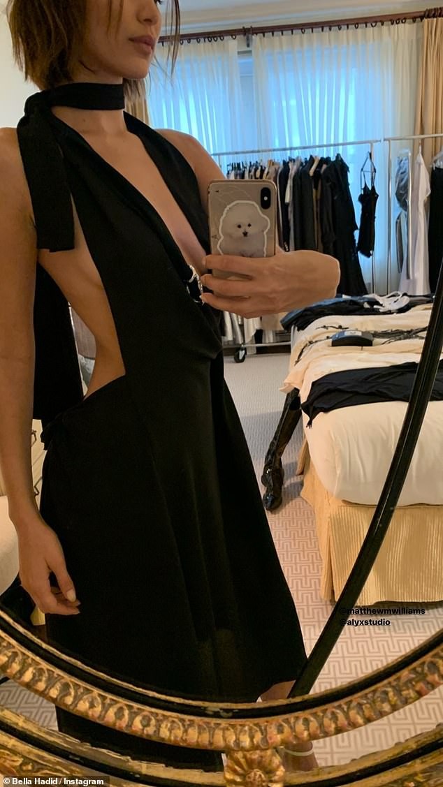 Bella Hadid mặc xuyên thấu tôn đường cong 'nảy lửa' - ảnh 4