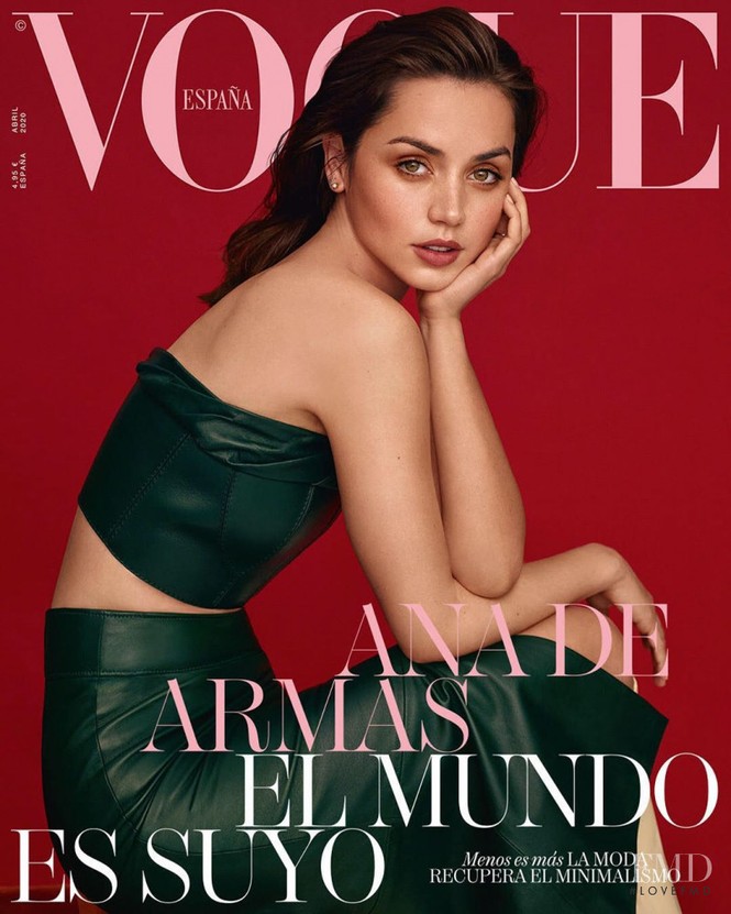 Ana de Armas xinh đẹp như nàng thơ trên bìa tạp chí Vogue Tây Ban Nha số tháng 4. - ảnh 1