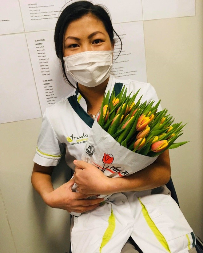 ‘Cô gái H’Mông’ kể chuyện làm việc ở bệnh viện Bỉ giữa đợt dịch - ảnh 1
