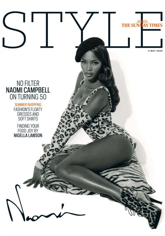 Siêu mẫu Naomi Campbell bán nude khoe đường cong 'huyền thoại' - ảnh 1