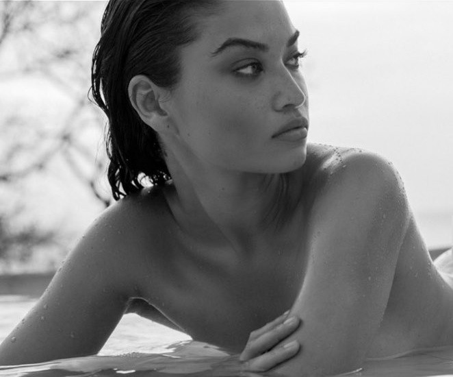 Ánh nude đen trắng đậm chất nghệ thuật của người mẫu Shanina Shaik - ảnh 1