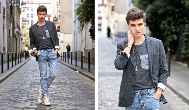 Không cao to, chàng vẫn chất như fashionista Paris - ảnh 10