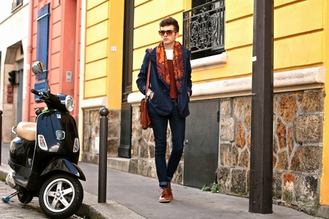 Không cao to, chàng vẫn chất như fashionista Paris - ảnh 16