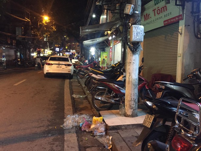 trông xe lậu, bãi xe lậu, hàng buồm, phường hàng buồm, tái lấn chiếm vỉa hè, - ảnh 7