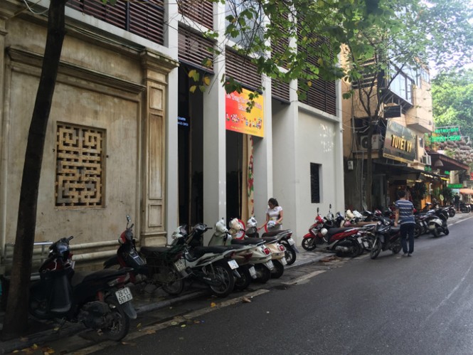 bãi xe, lấn chiếm, phố cổ, di tích, đình kim liên, đình quan đế - ảnh 8
