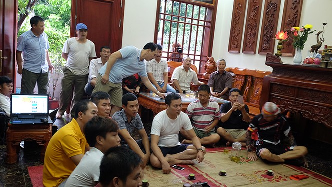 quang hải, đông anh, olympic việt nam, hàn quốc, bố quang hải, cổ động viên, người hâm mộ - ảnh 1