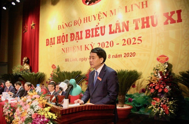 Mê linh, đại hội, đỗ đình hồng, bí thư - ảnh 1