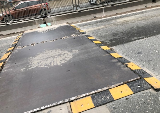 Cận cảnh 'bãi chông' Vành đai 3 được thay đổi cách thi công - ảnh 4