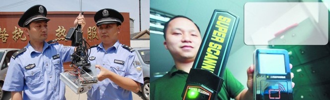 Mang cả hệ thống ăngten vào phòng thi quay cóp - ảnh 4
