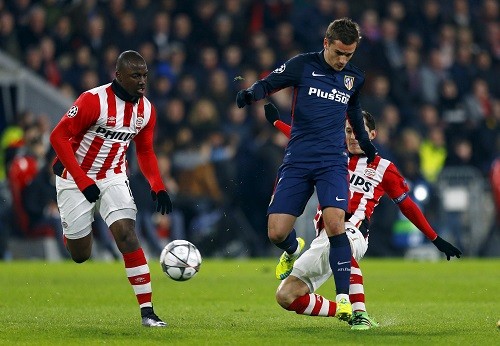 Atletico Madrid bất lực trước 10 cầu thủ PSV - ảnh 1