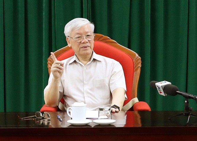 Tổng Bí thư, Chủ tịch nước chủ trì họp lãnh đạo chủ chốt - ảnh 1