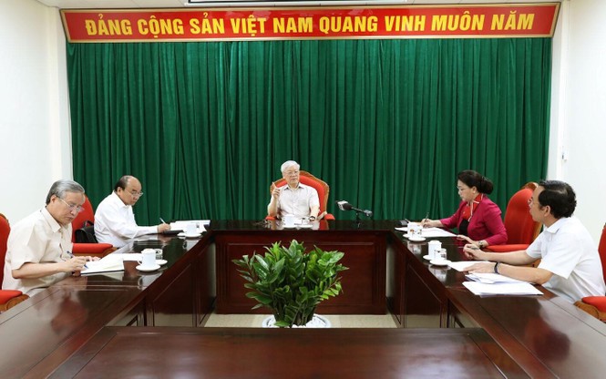 Tổng Bí thư, Chủ tịch nước chủ trì họp lãnh đạo chủ chốt - ảnh 2