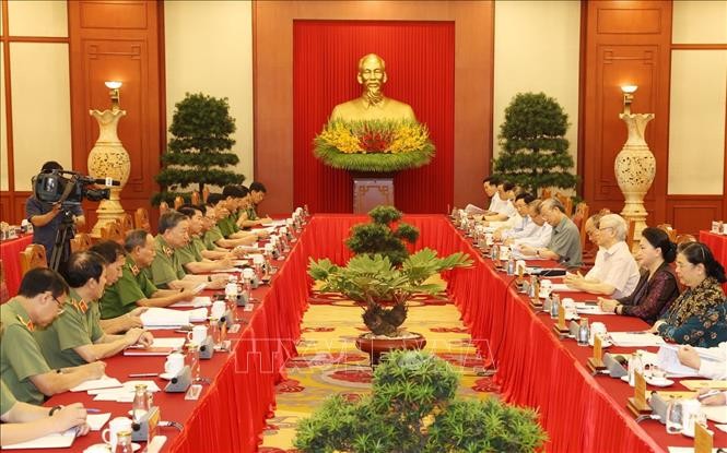 Tổng Bí thư, Chủ tịch nước làm việc với Đảng ủy Công an Trung ương - ảnh 2