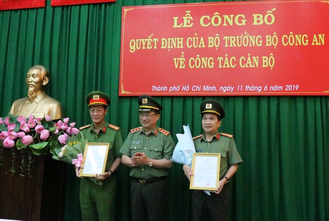 Bộ trưởng Công an bổ nhiệm nhân sự công an TPHCM - ảnh 1
