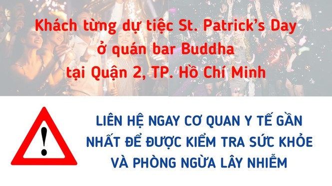 Thông báo khẩn tìm khách dự tiệc St. Patrick’s Day tại quán bar ở Thảo Điền - ảnh 1