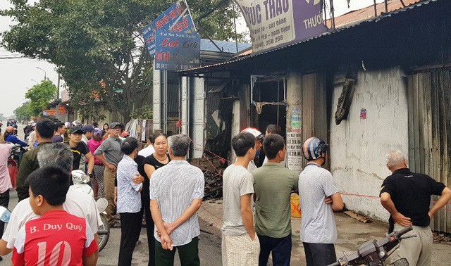 Nam Định: Cháy cửa hàng điện lạnh, 3 mẹ con tử vong - ảnh 2