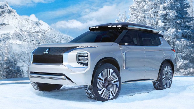 Mitsubishi Outlander thế hệ mới rò rỉ ảnh chạy thử - ảnh 3