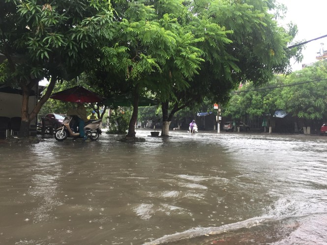  Mưa lớn trong đêm, đường TP Hà Tĩnh “biến” thành sông - ảnh 12