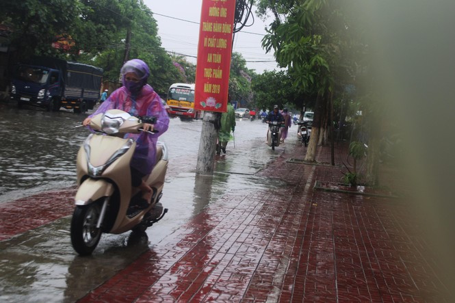  Mưa lớn trong đêm, đường TP Hà Tĩnh “biến” thành sông - ảnh 11