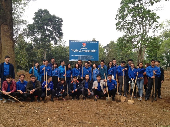 Hoàn thành công trình 'Vườn cây thanh niên' tại Khu di tích K9 - ảnh 1