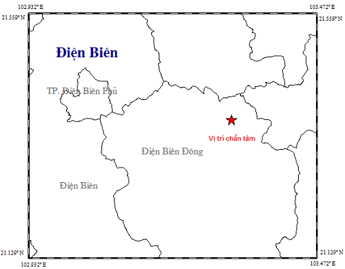 Động đất ở Điện Biên - ảnh 1
