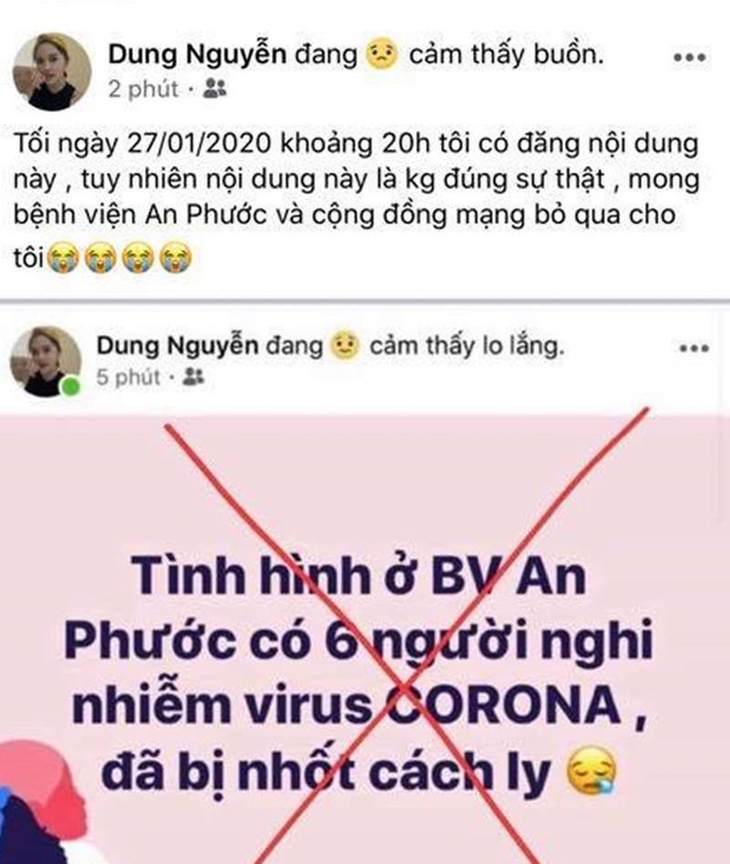 xử phạt vì phát tán tin đồn - ảnh 1