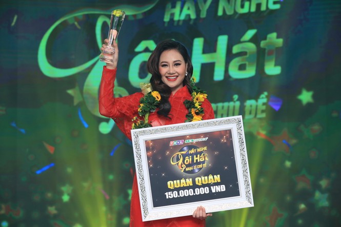 Hà Thuý Anh bật khóc khi lên ngôi quán quân 'Hãy nghe tôi hát' - ảnh 1