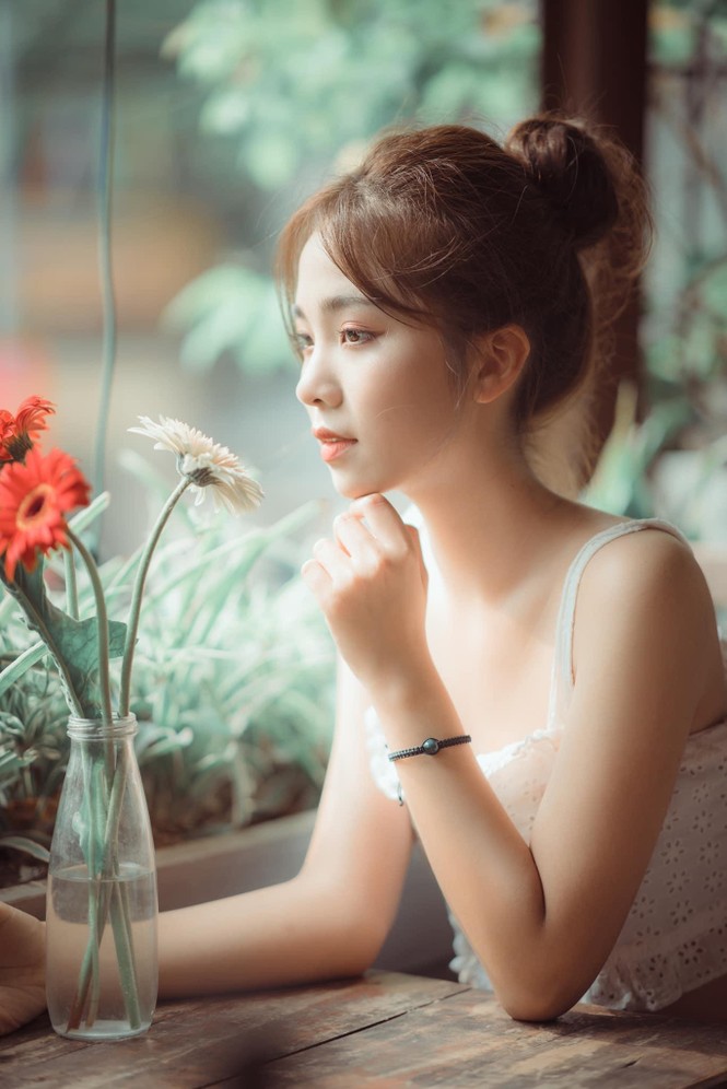 Nữ sinh 17 tuổi đam mê nghệ thuật, “đốn tim” dân mạng với nét đẹp dịu ngọt - ảnh 4