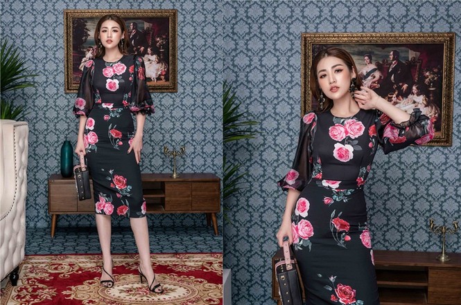 “Gái một con” Tú Anh khoe chân dài dáng chuẩn trong những bộ váy hoa hồng - ảnh 7