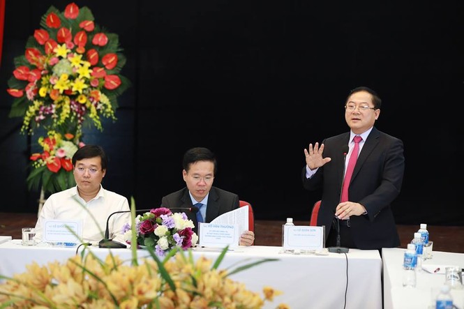 Trưởng Ban Tuyên giáo T.Ư Võ Văn Thưởng thăm báo Tiền Phong - ảnh 2