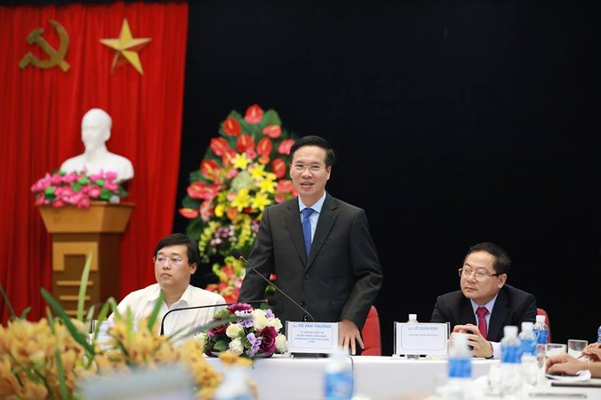 Trưởng Ban Tuyên giáo T.Ư Võ Văn Thưởng thăm báo Tiền Phong - ảnh 4